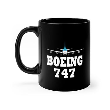 BOEING 747 DESIGNED MUG Printify